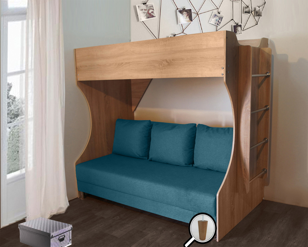 Детская Hochbett  с диваном еврокнижкой